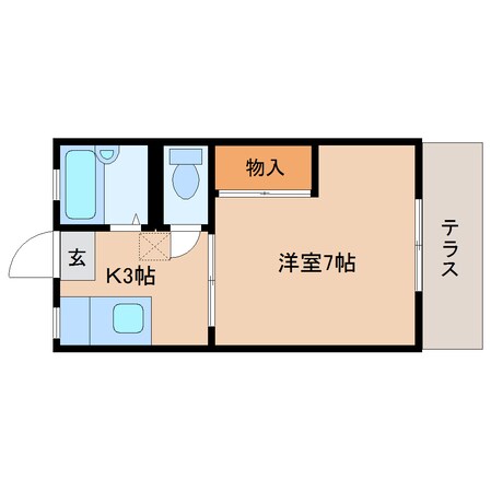 新清水駅 バス29分  三保本町下車：停歩3分 1階の物件間取画像